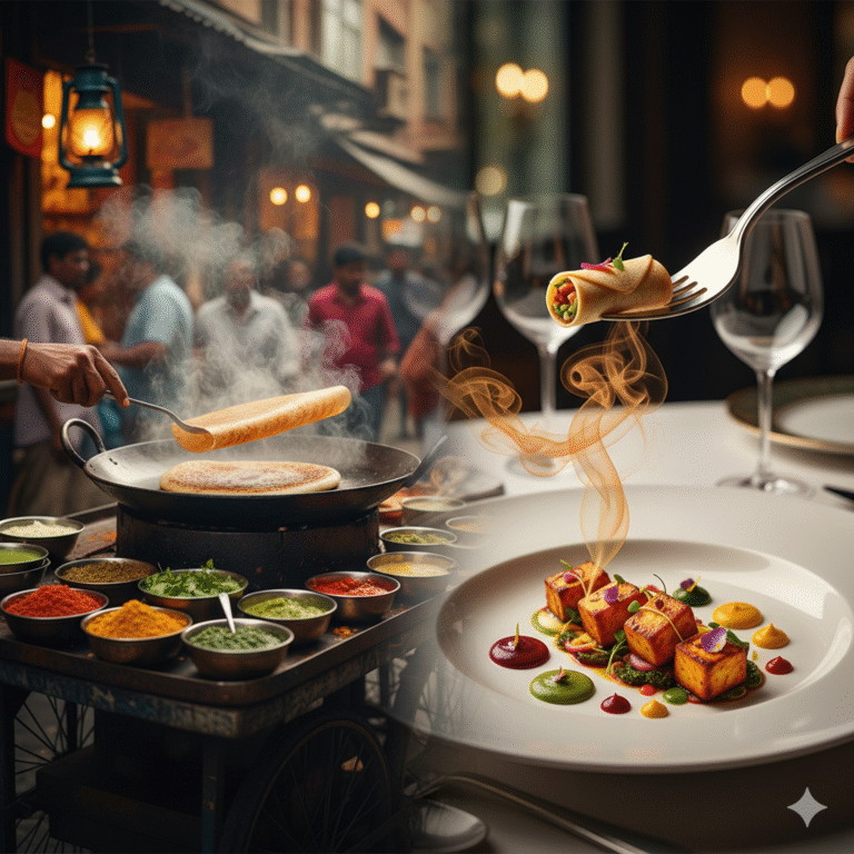 Indian food global journey street to fine dining